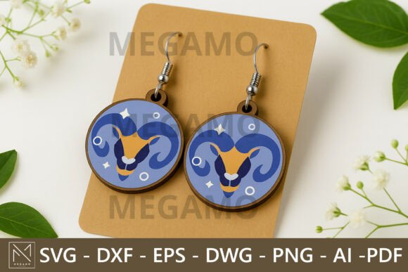 Aries Zodiac Earrings SVG File Review for Real Projects
