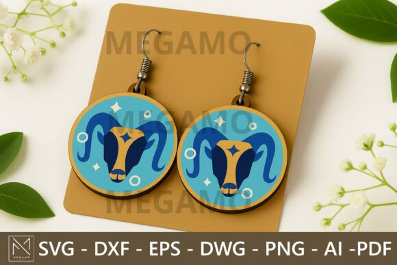 Capricorn Zodiac Earrings SVG Review for Real Projects