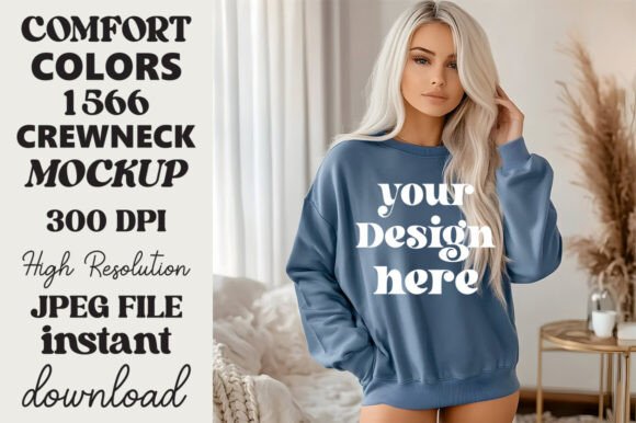 Comfort Colors 1566 Mockup Blue Jean 22 Review