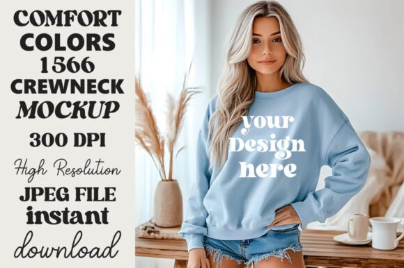 Comfort Colors 1566 Mockup Chambray 12 Review for Real Projects