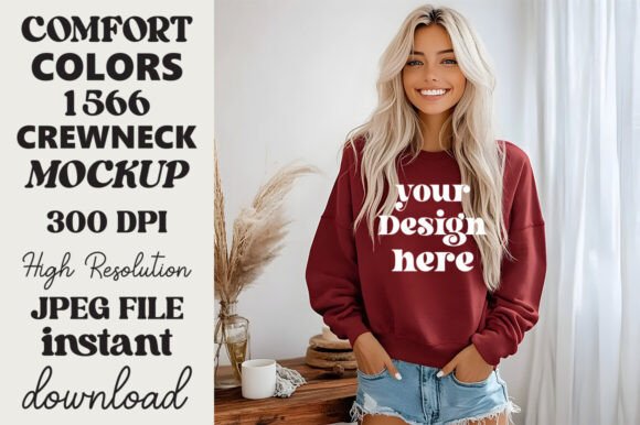 Comfort Colors 1566 Mockup Crimson 10 Review