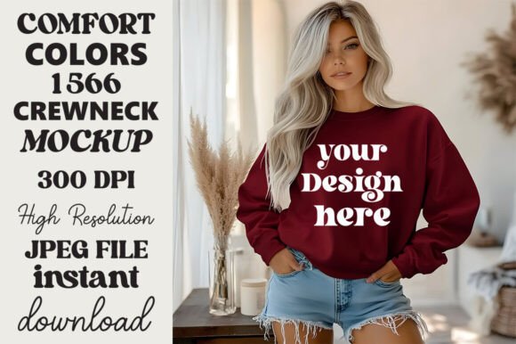 Comfort Colors 1566 Mockup Crimson 28 Review
