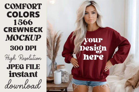 Comfort Colors 1566 Mockup Crimson 7 Review for Real Projects