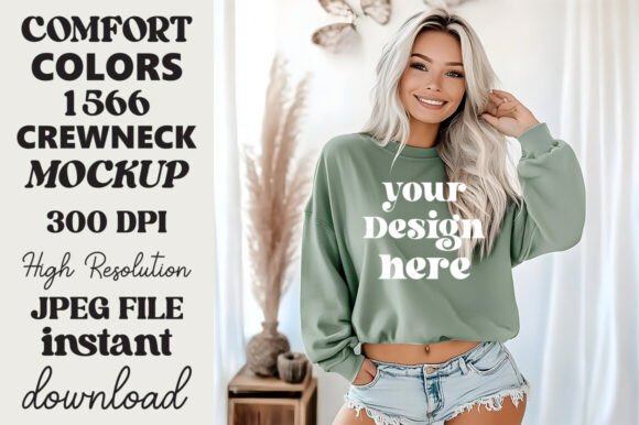 Comfort Colors 1566 Mockup Light Green 5 Review for Real Projects