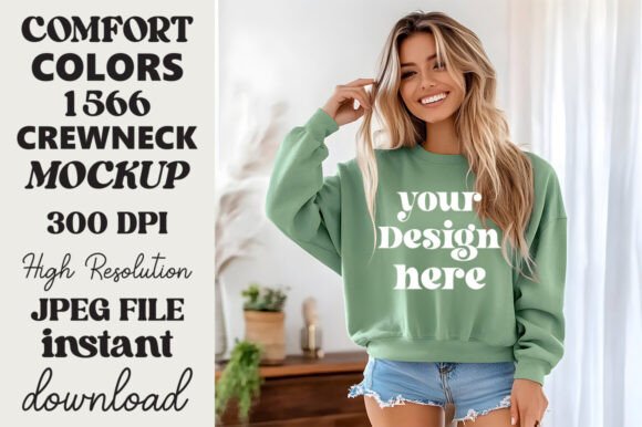 Comfort Colors 1566 Mockup Light Green 8 Review