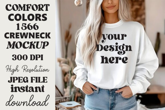 Comfort Colors 1566 Mockup White 21 Review for Embroidery Projects