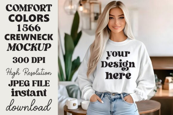 Comfort Colors 1566 Mockup White 6 Review for Embroidery Projects