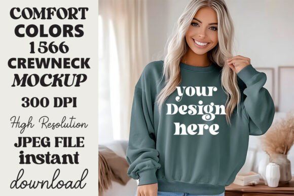 Comfort Colors1566 Mockup Blue Spruce 14 Review