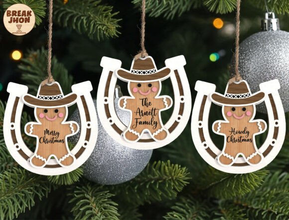 Cowboy Gingerbread Ornament SVG Review: A Festive Embroidery Design