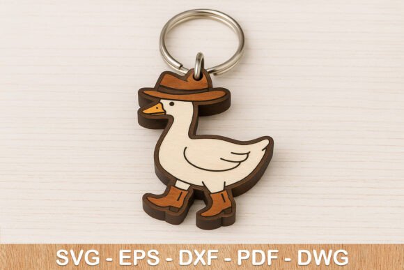 Cowboy Goose Keychain Laser Cut Review for Real Projects