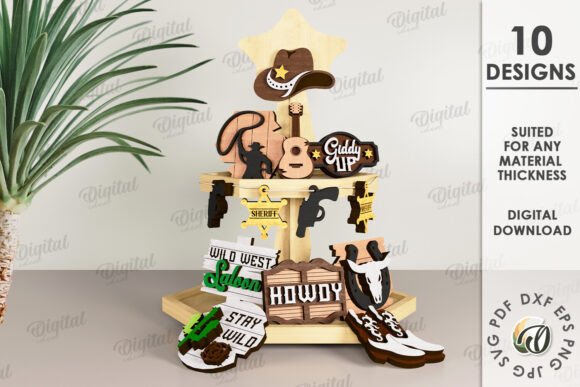 Cowboy Tiered Tray Decors Lasercut: A Designer’s Real-World Review