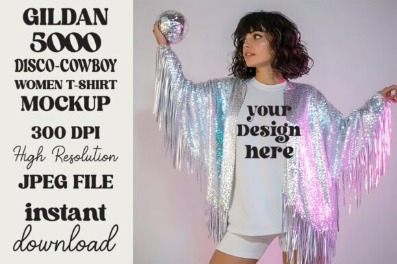 Trendy Disco Ball Gildan 5000 Mockup 13 Review