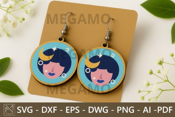 Virgo Zodiac Earrings SVG File Review: A Designer’s Perspective